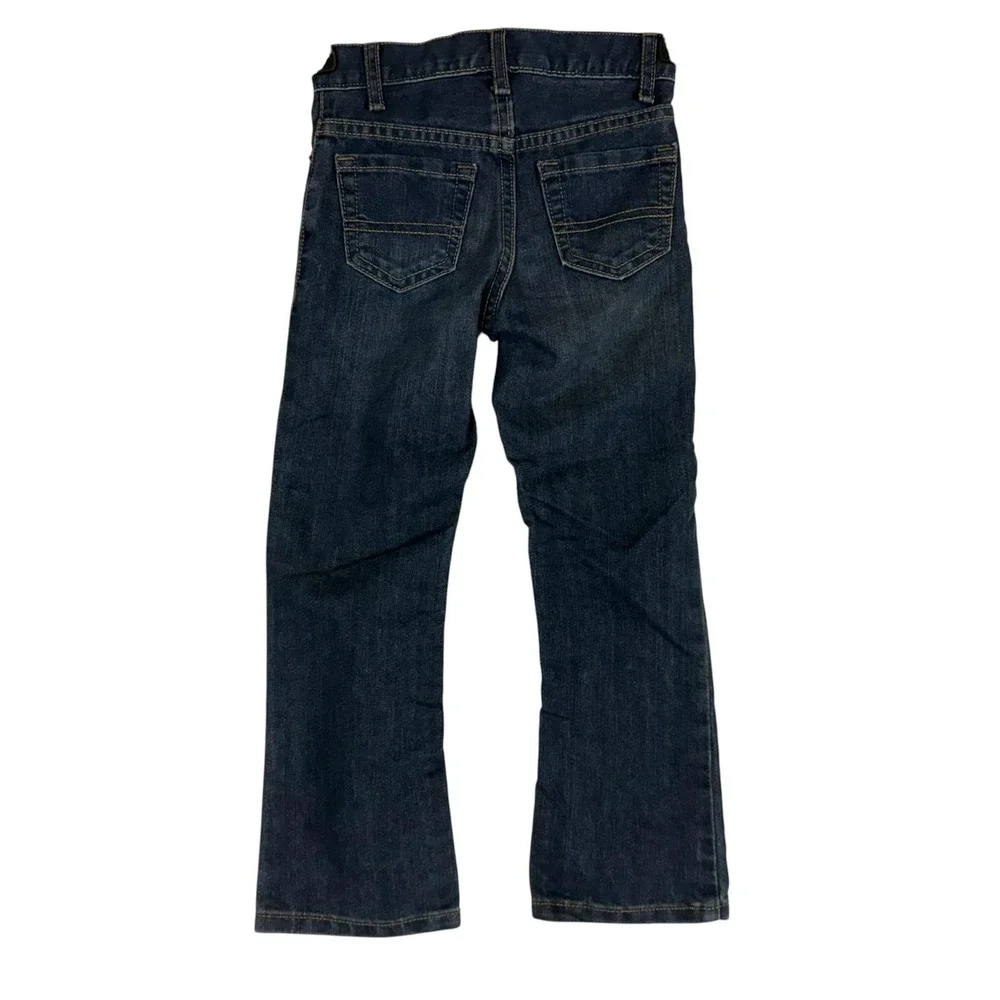 The Children's Place Jeans Kids 5 Slim Blue Dark Wash Bootcut Casual School